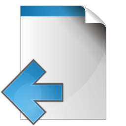 Move File Left Icon 256x256 png