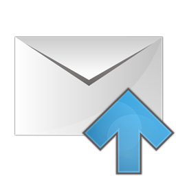 Move Mail Up Icon 256x256 png