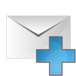 Add Mail Icon 256x256 png