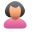 User Woman Icon 32x32 png