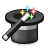 Hat and Magic Wand Icon 48x48 png
