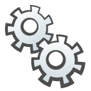 Gears Icon 128x128 png