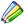Pencils Icon 24x24 png