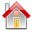 Home Red Icon 32x32 png