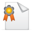 Certificate Icon 64x64 png