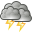 Status Weather Storm Icon 32x32 png