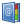 Mimetypes X Office Address Book Icon 24x24 png