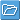 Blue Folder Open Icon