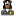 User Police Female Black Icon 16x16 png