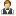 User Waiter Icon 16x16 png