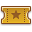 Cinema Ticket Icon 32x32 png