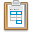 Clipboard Invoice Icon 32x32 png
