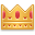 Crown Gold Icon 32x32 png