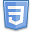 CSS 3 Icon 32x32 png