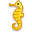 Hippocampus Icon 32x32 png