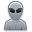 User Alien Icon 32x32 png