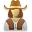 User Cowboy Female Icon