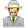 User Detective Gray Icon
