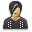 User Goth Icon 32x32 png