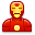 User Ironman Icon 32x32 png