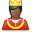 User King Black Icon 32x32 png