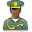 User Officer Black Icon 32x32 png