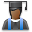 User Student Black Icon 32x32 png