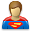 User Superman Icon 32x32 png