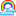 Rainbow Cloud Icon 16x16 png