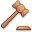 Auction Hammer Gavel Icon 32x32 png