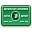 Card Amex Green Icon 32x32 png