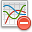 Chart Curve Delete Icon 32x32 png