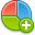 Chart Pie Add Icon 32x32 png