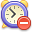 Clock Delete Icon 32x32 png
