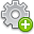Cog Add Icon 32x32 png