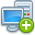 Computer Add Icon 32x32 png