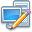 Computer Edit Icon 32x32 png