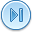 Control End Blue Icon 32x32 png