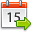 Date Go Icon 32x32 png