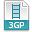 File Extension 3gp Icon