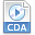 File Extension Cda Icon 32x32 png