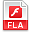 File Extension FLA Icon 32x32 png