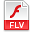 File Extension FLV Icon