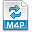 File Extension M4p Icon 32x32 png