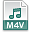 File Extension M4v Icon