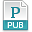 File Extension Pub Icon