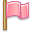 Flag Pink Icon 32x32 png