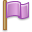 Flag Purple Icon 32x32 png