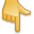 Hand Point 270 Icon 32x32 png