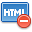 HTML Delete Icon 32x32 png